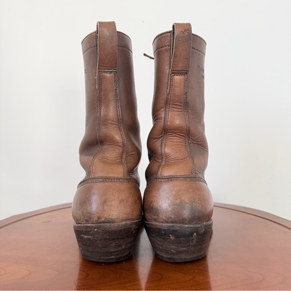 White’s Handmade Men’s Hathorn Packer Leather Lace-Up Kiltie Cowboy Boots | 9.5 - Picture 2 of 8
